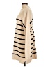Lulus Stripes Tan Turtleneck Sweater Size L - photo 5