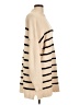 Lulus Stripes Tan Turtleneck Sweater Size L - photo 4