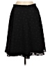Ann Taylor 100% Polyester Polka Dots Black Formal Skirt Size 6 - photo 2
