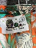 Peace + Love Tropical Orange Board Shorts Size S - photo 3