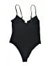 L Space Solid Black One Piece Swimsuit Size XL - photo 2