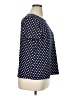 Halogen Polka Dots Blue Short Sleeve Top Size XL - photo 4