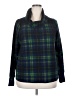 Torrid Plaid Blue Pullover Sweater Size 2X Plus (2) - photo 1