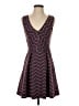 BCBGeneration Chevron-herringbone Blue Cocktail Dress Size 4 - photo 1