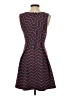 BCBGeneration Chevron-herringbone Blue Cocktail Dress Size 4 - photo 2