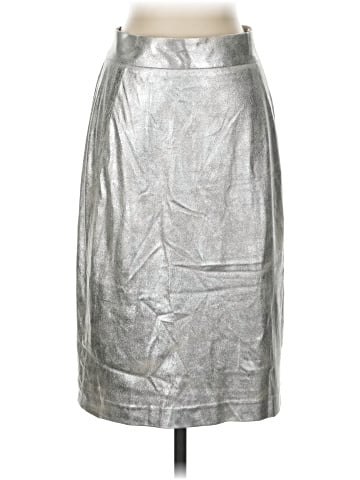 Donna Karan New York Faux Leather Skirt (view 1)