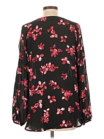 Roz & Ali Long Sleeve Blouse (view 2)