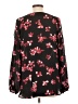 Roz & Ali 100% Polyester Black Long Sleeve Blouse Size L - photo 2