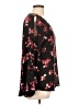 Roz & Ali 100% Polyester Black Long Sleeve Blouse Size L - photo 4