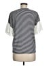 Downeast Stripes Black Short Sleeve Top Size M - photo 2