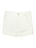 Caslon 100% Cotton Solid Ivory Shorts Size 12 - photo 1