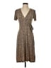Amazon Essentials Animal Print Brown Casual Dress Size XS - photo 1