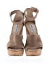 Jimmy Choo 100% Suede Solid Tan Wedges Size EU 38 - photo 2