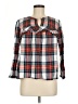 J.Crew Plaid Red 3/4 Sleeve Blouse Size M - photo 1