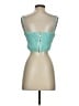 Alythea 100% Polyester Teal Sleeveless Top Size S - photo 2