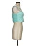 Alythea 100% Polyester Teal Sleeveless Top Size S - photo 4