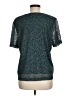 Susan Graver Teal Short Sleeve Blouse Size M (estimated) - photo 2