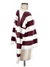 By Together 100% Cotton Stripes Burgundy Pullover Sweater Size S - photo 4