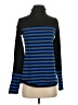 Duluth Trading Co. Stripes Blue Turtleneck Sweater Size XS - photo 1