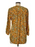 NY Collection Orange 3/4 Sleeve Blouse Size M - photo 2