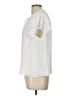 1.State 100% Polyester Ivory Short Sleeve Blouse Size L - photo 5