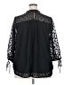 Papermoon 100% Polyester Black 3/4 Sleeve Blouse Size 2X - photo 2