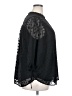 Papermoon 100% Polyester Black 3/4 Sleeve Blouse Size 2X - photo 4