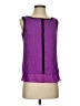 Milly Purple Sleeveless Blouse Size 4 - photo 1