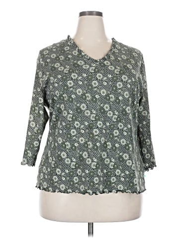 I.E. Relaxed 3/4 Sleeve Blouse (view 1)