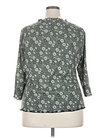 I.E. Relaxed 3/4 Sleeve Blouse (view 2)