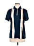 Shein 100% Polyester Blue Short Sleeve Top Size M - photo 1