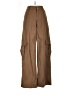 Unbranded 100% Polyester Brown Cargo Pants Size S - photo 1
