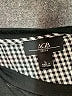 AGB Checkered-gingham Black Casual Dress Size L - photo 7