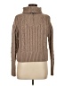 Sincerely Jules 100% Polyester Brown Turtleneck Sweater Size S - photo 1
