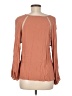 Shilla Brown Long Sleeve Blouse Size M - photo 2