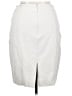White House Black Market Solid Ivory Casual Skirt Size 14 - photo 2