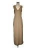 Open Edit Solid Tan Casual Dress Size S - photo 1