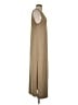Open Edit Solid Tan Casual Dress Size S - photo 4