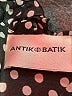 Antik Batik 100% Silk Print Black Long Sleeve Silk Top Size S - photo 7