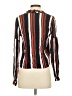 Tularosa Stripes Orange Long Sleeve Blouse Size XS - photo 2
