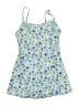 Unbranded Floral Blue Swimsuit Cover Up Size 10 - photo 1