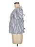 Waverly Grey Blue Short Sleeve Top Size XS - photo 5