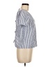 Waverly Grey Blue Short Sleeve Top Size XS - photo 4
