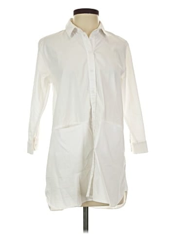 Topshop 3/4 Sleeve Button-Down Shirt (view 1)