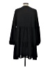 Unbranded 100% Polyester Solid Black Casual Dress Size L - photo 2