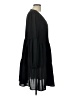 Unbranded 100% Polyester Solid Black Casual Dress Size L - photo 4