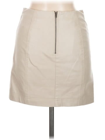 She + Sky Faux Leather Skirt (view 2)