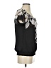 Unbranded 100% Polyester Black Short Sleeve Blouse Size S - photo 4