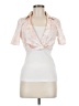 ASOS White Short Sleeve Blouse Size 6 - photo 1
