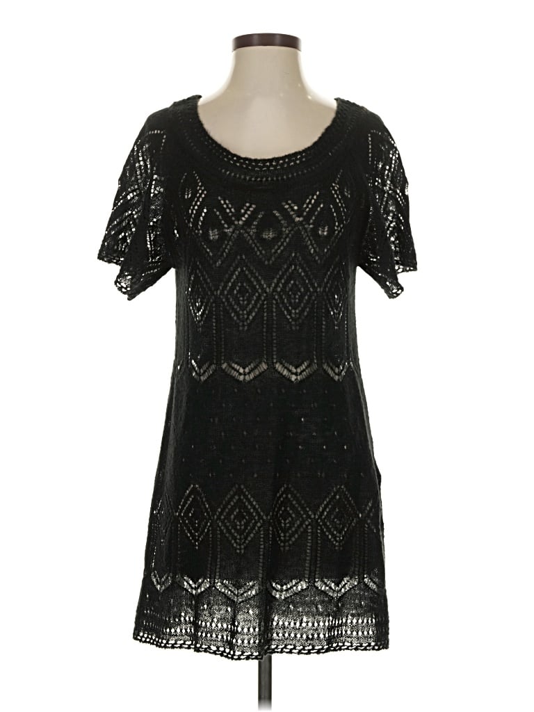 Pre-owned H&m Casual Dress In Black